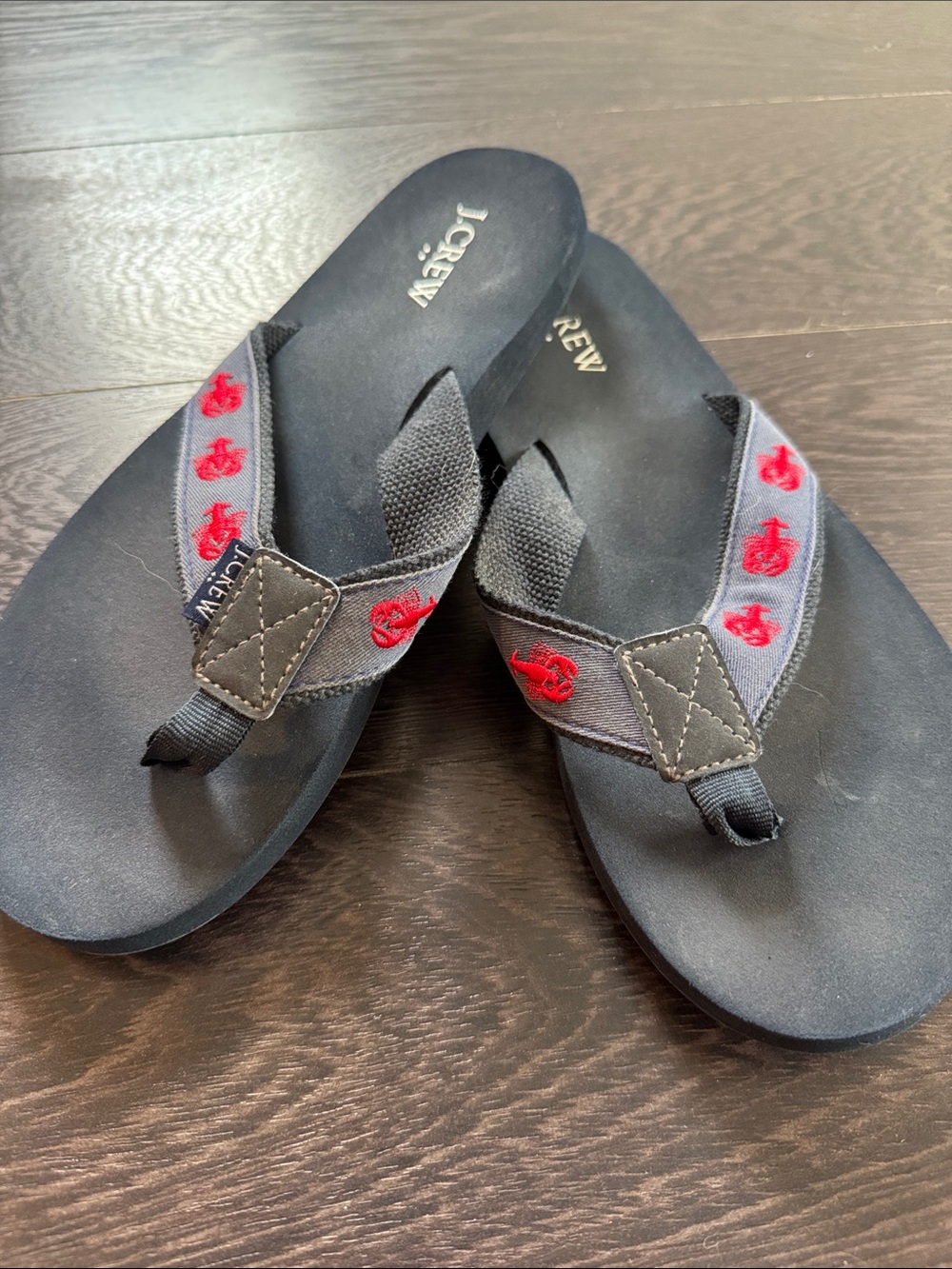 Men’s J Crew lobster sandals